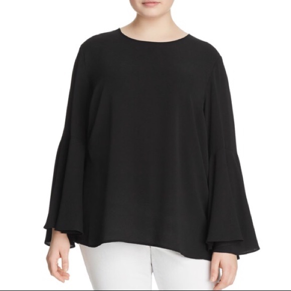 vince camuto black blouse